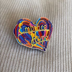 Embrace Hope pin